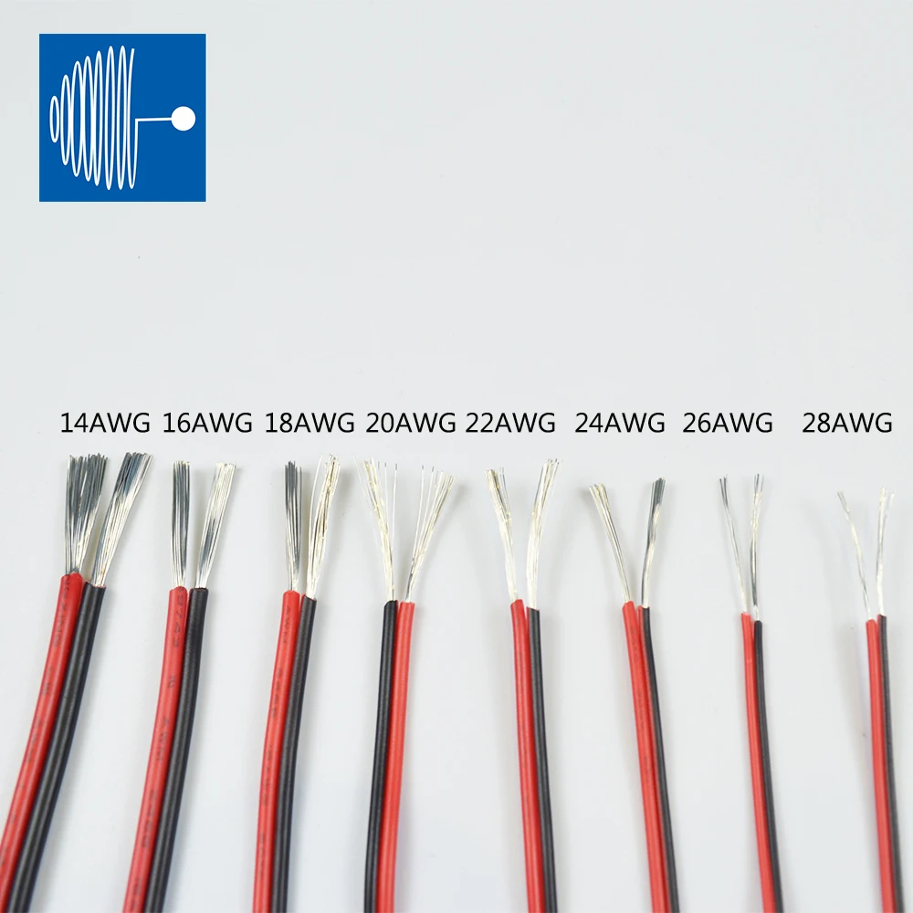 UL2468 2/5 /10 м 2 Pin 28 26 24 22 20 18 16 14 AWG Электрический медный провод светодиодный освещения