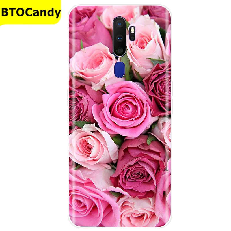 For OPPO A5 2020 Case Soft TPU Silicone Case For OPPO A9 2020 Case Color Pattern Back Cover Coque Fundas OPPO A5 A9 2020 Cases waterproof phone pouch for swimming Cases & Covers