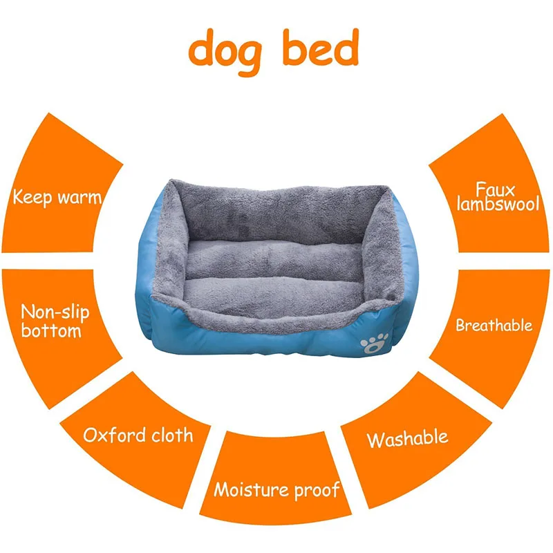 new (S-3XL) Large Pet Cat Dog Bed 8Colors Warm Cozy Dog House Soft Fleece Nest Dog Baskets Mat Autumn Winter Waterproof Kennel new (S-3XL) Large Pet Cat Dog Bed 8Colors Warm Cozy Dog House Soft Fleece Nest Dog Baskets Mat Autumn Winter Waterproof Kennel