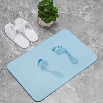 

Bath Mat Natural Diatom Mud Mat Anti-Slip Absorbent Fast Drying Ultra Absorbent Mat Bathroom Mats Water Clean And Maintain