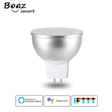 Умный Wifi Светодиодный прожектор 5 Вт RGBW умный Wifi MR16 с регулируемой яркостью, голосовой пульт дистанционного управления, лампа Alexa Echo Google Home IFTTT Tuya Smart