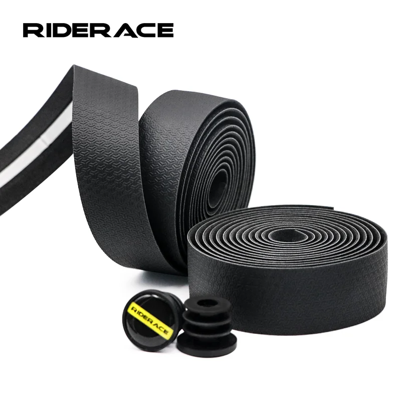 Bike Handlebar Tape Bicycle Grips Bike Handlebar Tape PU+EVA Leather Anti-Slip Shockproof Bicycle Handle Bar Wrap Strap Racing Fixed Gear Belt Cycling Accessories