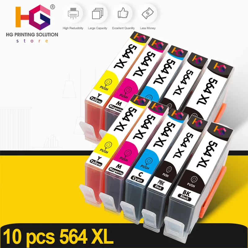Чернильный картридж для принтера Hp 564XL 564 чернила HP Photosmart B8550 C6324 C310a C410 6510 D5460 7510 B209a