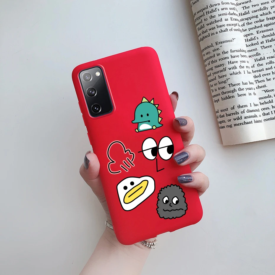 Cute Soft Silicone Back Cover Case for Samsung Galaxy S20 FE Fan Edition