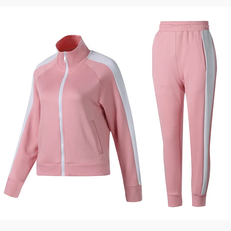 

Autumn Tracksuit Women Sportswear Long Sleeve Gym Clothing Women Yoga Set Fitness Clothing Zipper Sport Clothing