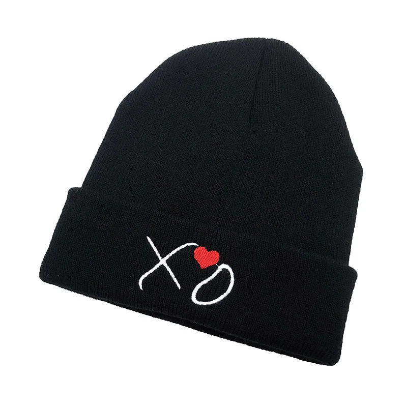 Черный Осенне-зимние вязаные шапочки XO, шапки унисекс, для любителей питья, для мужчин и женщин, сохраняющие тепло, ветрозащитные, для холодной погоды, для взрослых и детей, подходят W81 - Цвет: Черный