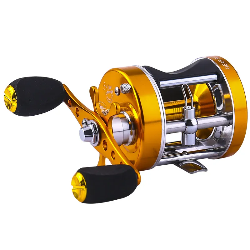  6000s Cast Drum Wheel Ancho Fishing Reel Baitcasting Reel Coil 6+1 Ball Bearing Distant Wheel 7kg D