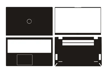 

Carbon fiber Laptop Sticker Skin Decals Cover Protector for Dell Inspiron 5501 5505 15.6"