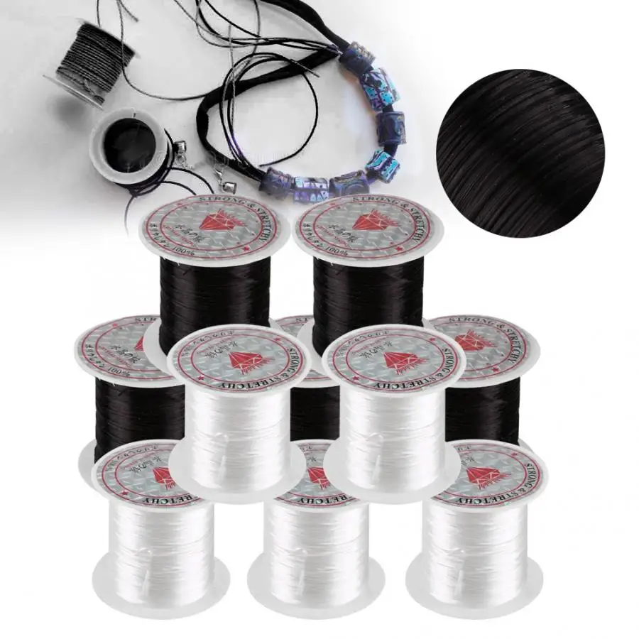 5 Rolls Beads String Wire Crystal Line Jewelry Material Elastic Thread for DIY Making Accessory | Украшения и аксессуары