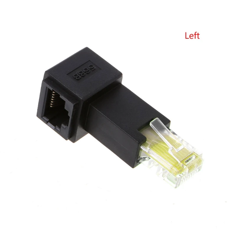 

Multi-angle RJ45 Cat 5e Male to Female Lan Ethernet Network Extension Adapter