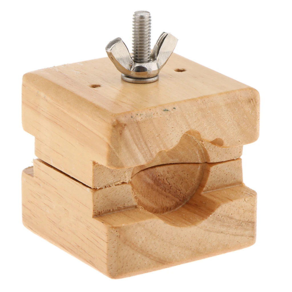 Wooden Clamp Tool Movement Adjustable Watch Holder Plastic Repair Fixer