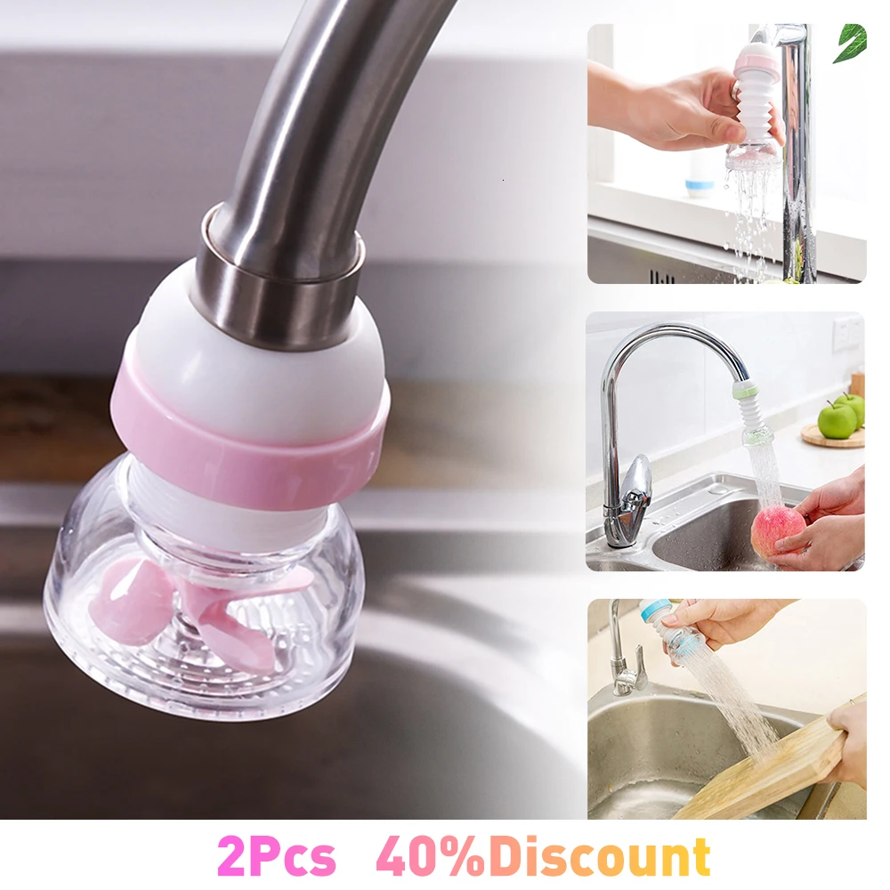 2PCS Newborn Bathroom Babies Faucet Extender Baby Bath Water Saving Nozzle 360 Degree Adjustable Purifier Tubs | Мать и ребенок