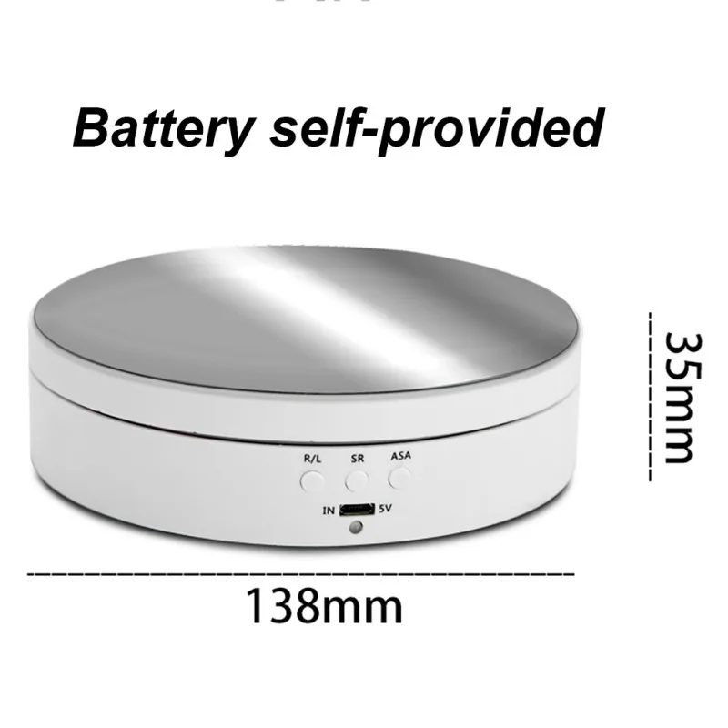 

360 Degree Round Rotating Turntable Display Stand For Photography Shooting