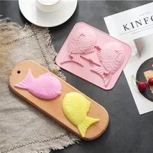 Рыба силиконовые формы для выпечки для льда кубическая Форма Мыло ручной работы пудинга силиконовый Форма пироженое, печенье, шоколад форма для льда 3D@ C