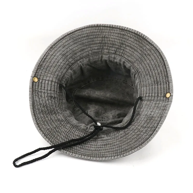 100% Cotton UV Protection Sun Hats For Women Men Fishing Hiking Bucket Hat Floral Ribbon Design Outdoor Beach Cap sun hat fisherman hat sun protection hat