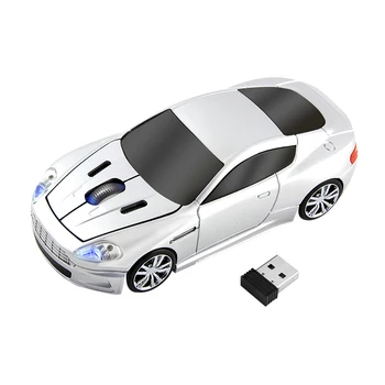 

2.4G Car Shape Accessories Wireless Mouse Battery Powered Portable Optical USB High Accuracy Laptop PC Lightweight Home Gift