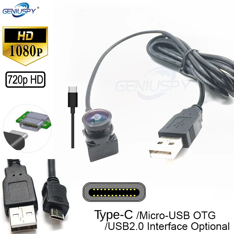 Миниатюрный размер 1 5 мм Рыбий глаз объектив 180 градусов 1080P 720P USB Мини CCTV Внешняя