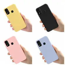 Para oppo a53 a32 a33 2020 caso silicone líquido à prova de choque macio caso do telefone para oppoa53 cph2127 a 53 capa completa proteger matte funda