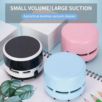 

New Desktop Vacuum Cleaner Small Cleaning Debris Machine Portable Computer Keyboard Vacuum Cleaner (Random Color)