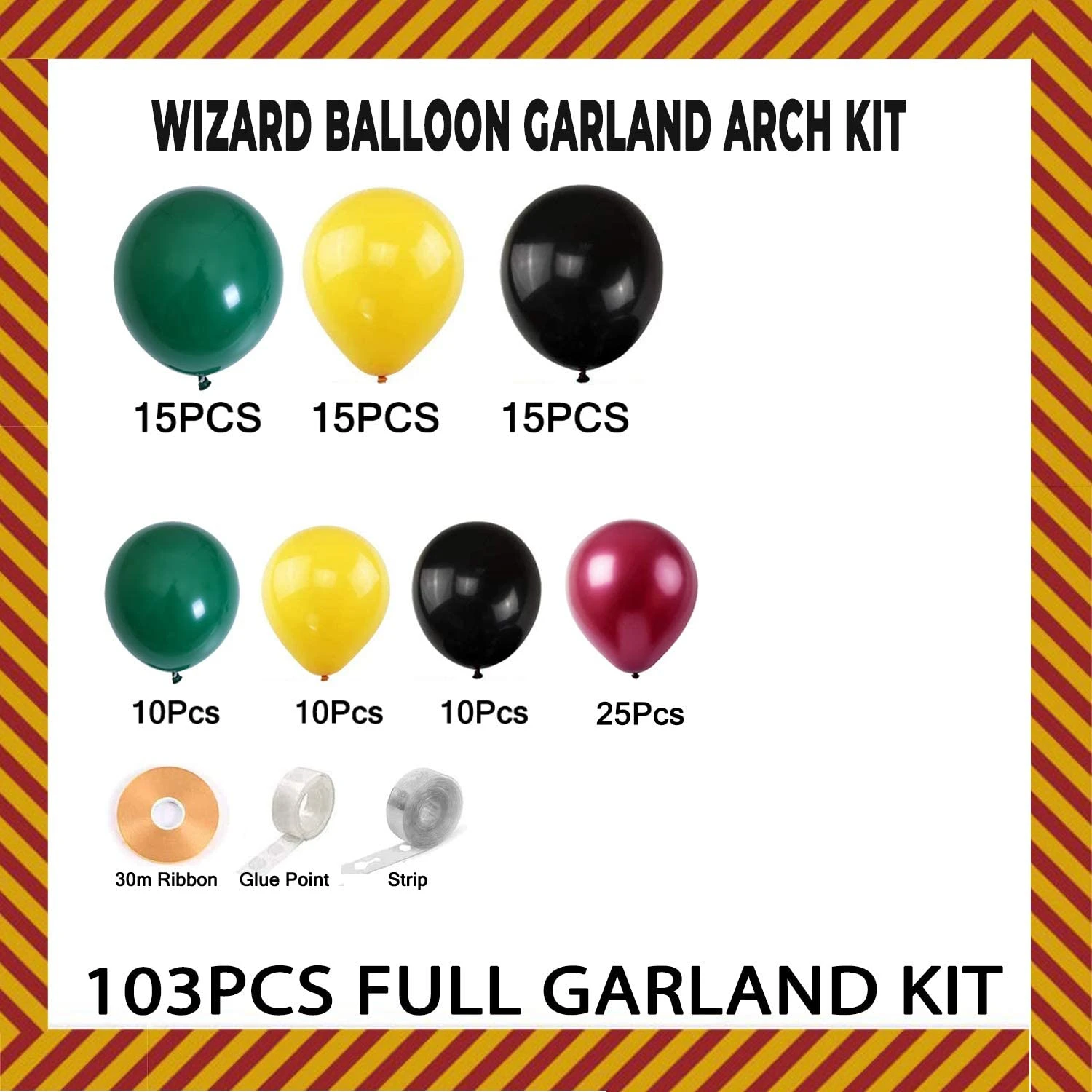 Set Stoviglie Magiche Wizard Per Feste - 100 Pezzi Per 20 Ospiti, Tema Mago - Foto 6