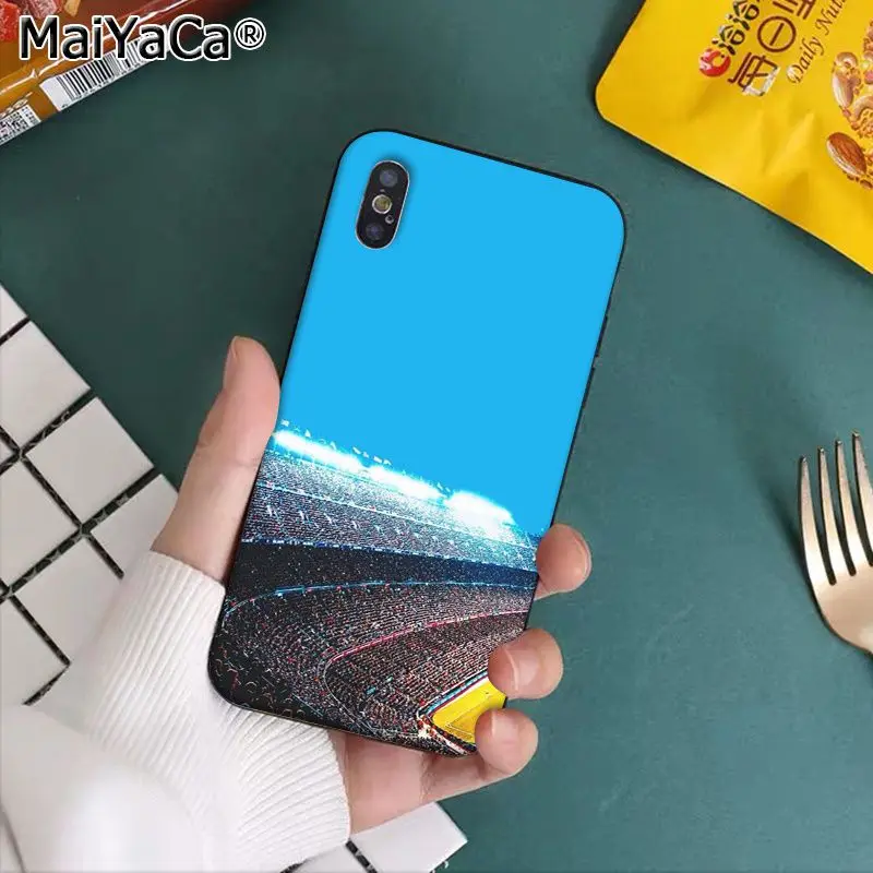 MaiYaCa Барселона Домашний футбольный стадион Новинка чехол для телефона Fundas чехол для Apple iPhone 8 7 6 6S Plus X XS MAX 5 5S SE XR чехлы - Цвет: A16