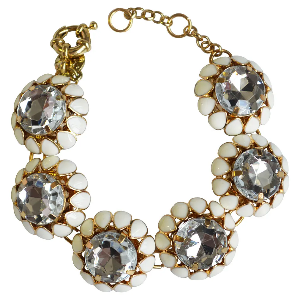 JShine Classic Delicate Statement Charm Bracelet Female Rhinestone Enamel  Crystal Alloy Vintage Bracelets for Women Jewelry - AliExpress