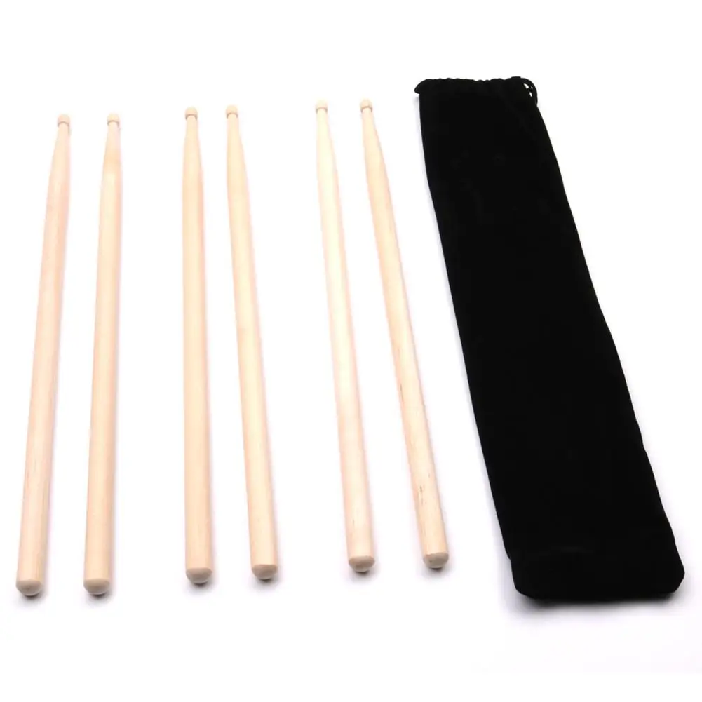 3 шт. барабанная палка 5А Классическая hickory прочная легкая джазовая