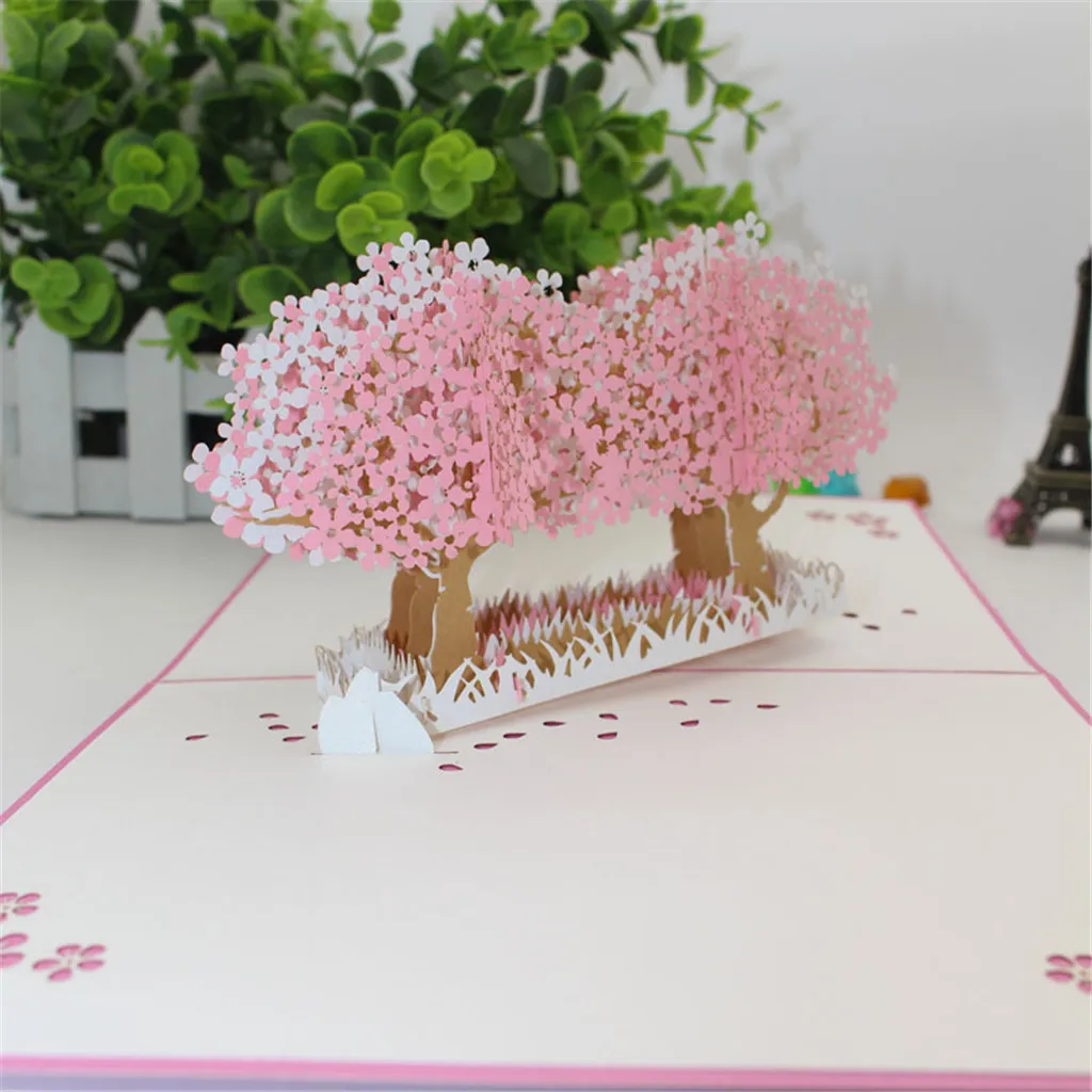  3D Cards Valentines Day Gift Postcard with Envelope Stickers Wedding Invitation Greeting Cards Anni - 4.00048E+12