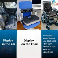 For Tailbone Sciatica back Pain relief Comfort Office Chair Car Seat Cushion Non-Slip Orthopedic Memory Foam Coccyx Cushion 2