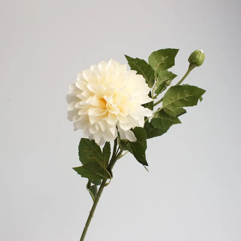 5 шт./лот Моделирование искусственных цветов Dahlia шелковые цветы DIY повязка на голову, детская одежда с капюшоном декоративный свадебный цветок на высоком каблуке 11 см