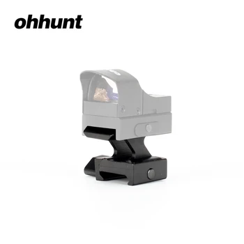 

Weapon High Profile Compact Tactical Red Dot Sight Riser Mount 3 Slots Picatinny Weaver Rail Hunting Scope Mounts Accessories