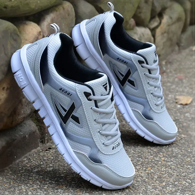 Sneakers men shoes 2019 fashion mesh breathable casual shoes men sneakers flats comfortable sneakers men sporty shoes plus size (19)