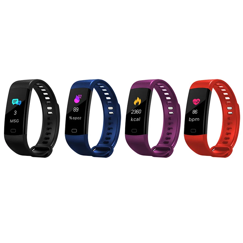 y5 smart watch activity heart rate tracker