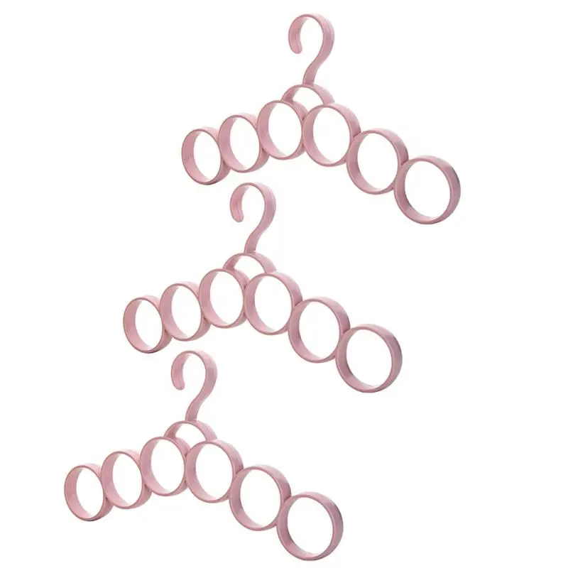 3 шт утолщенная пластмассовая вешалка для одежды ремень стойка шарф галстук