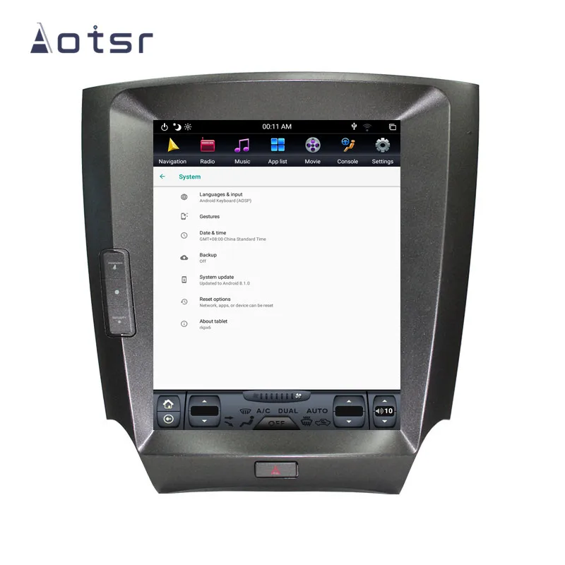 Тесла Android6.0 автомобиля нет dvd-плеер gps навигации для Lexus GS GS300 GS350 GS450 GS460 2004-2011 Автомобильная Мультимедийная экран автомобиля карты