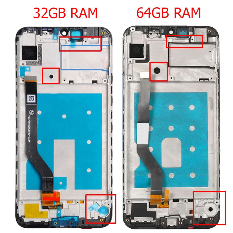 ЖК дисплей с рамкой для Huawei Y7 2019 экран 6 26 дюйма детали экрана Prime г. г|Экраны