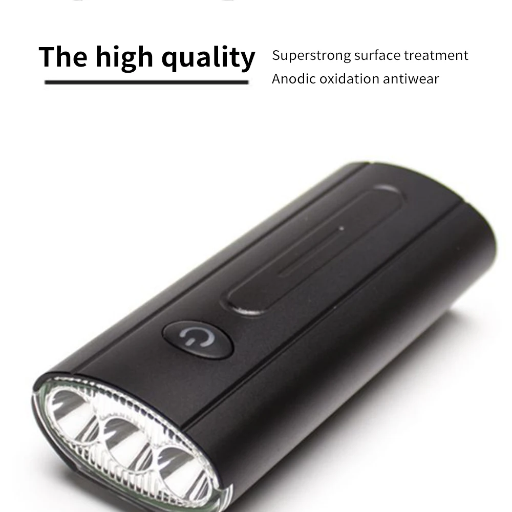 Bike Lights Rechargeable 700Lumens 4000 MAh Bicycle LED Lights Front Headlight Rear Taillight Bicycle Flashlight Warning Lights