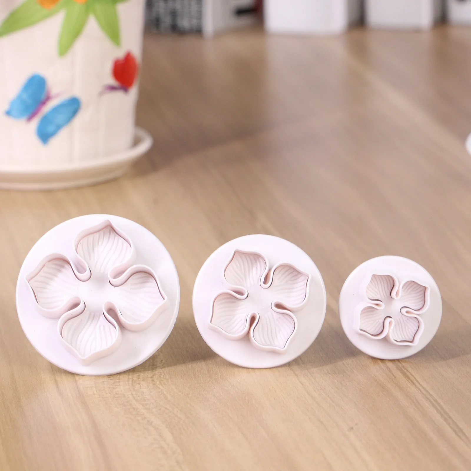3 шт. популярный цветок набор прессформы Гортензия торт украшения из сахара