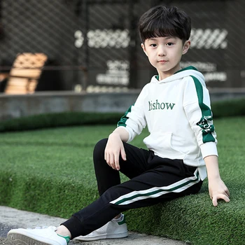 

boys Clothing Set Kids Cotton Children Clothes Set Cartoon Big Boy Children Sports Tracksuits Suits new kids clothes set