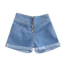 Wholesale Baby Shorts Kids Baby Girls Stretch Ripped Jeans Destroyed Frayed Denim Shorts Hot Pants