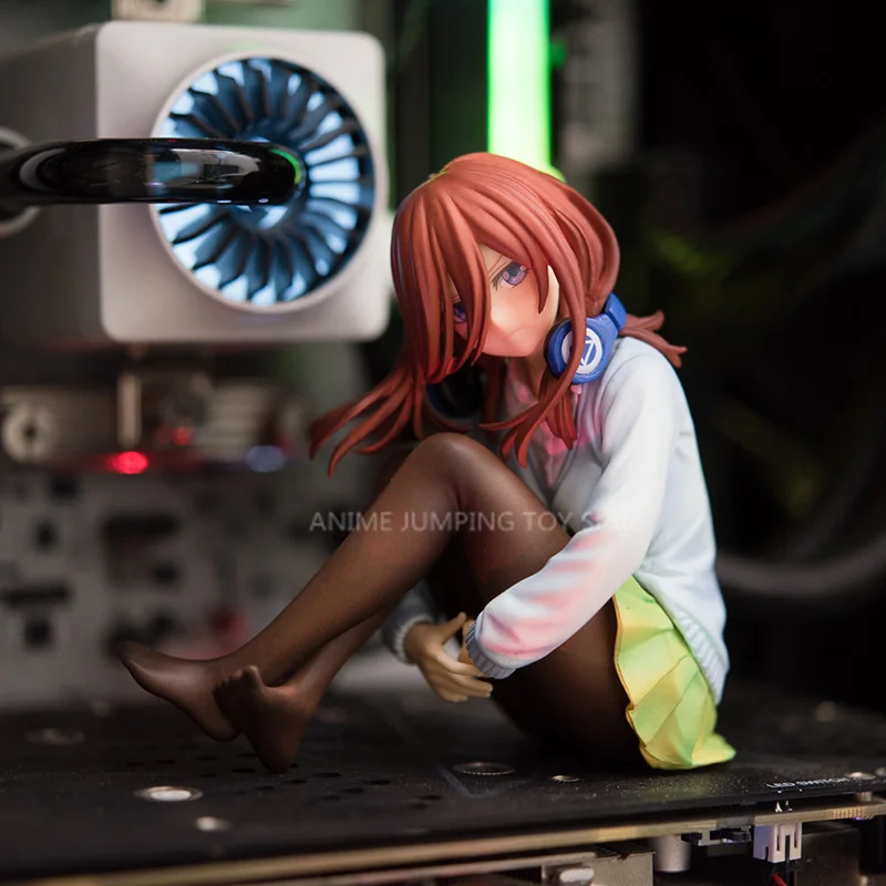 Photo Product 12cm Anime Figure The Quintessential Quintuplets Nakano Miku Sexy Girl Anime Pvc Action Figures Toys Model Bonus Version Gifts