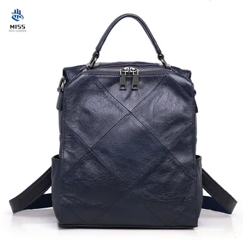 

2019 new women's bag Luxury design Genuine Leather bag shoulder bag messenger bag Multifunctional Cowhide retro bag