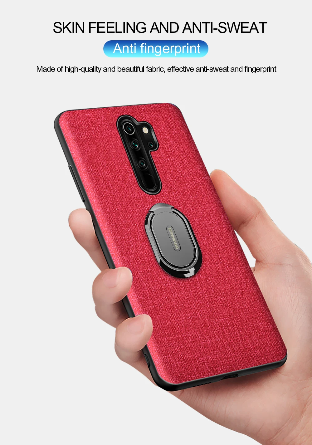 Противоударный чехол для Red mi Note 8 Pro 8T чехол для Xiao mi Red mi Note 7 8 для mi Note 10 Pro магнитный автомобильный держатель с кольцом тканевый чехол