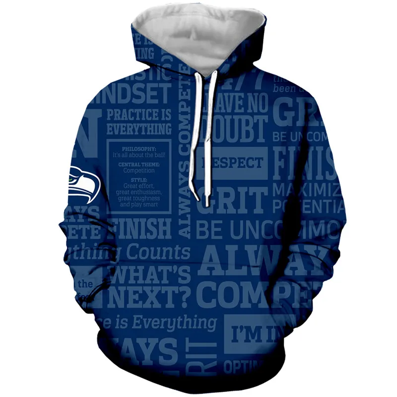 

Seattle Seahawks 3D All Over Printed Hoodie Sweatshirt Unisex Fashion Casual Pullover