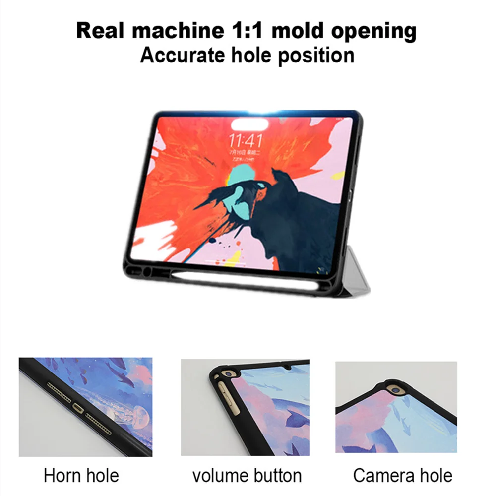 Чехол для iPad Mini 5 Air3 10,5 7th Gen 10," мягкий чехол из термополиуретана и силикона для iPad 6/5th generation с ручкой