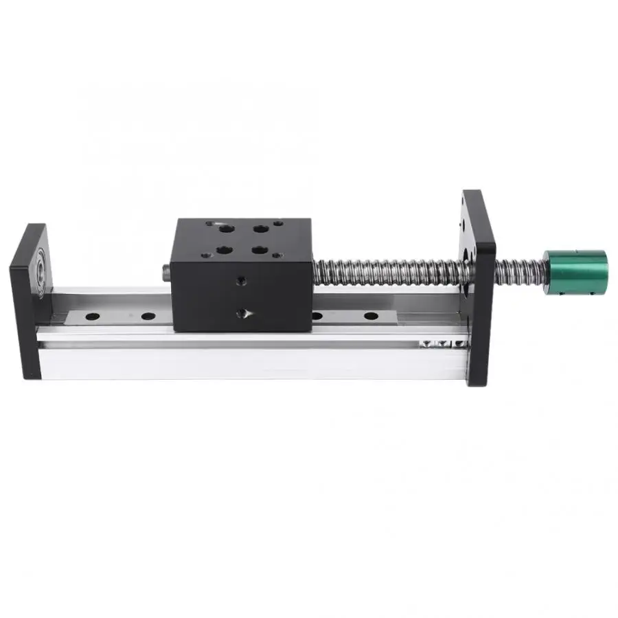 

Guia Linear Aluminum Alloy Linear Guide Rail Slide Ball Screw Motion Table 500mm Effective Stroke Linear Rails and Bearings