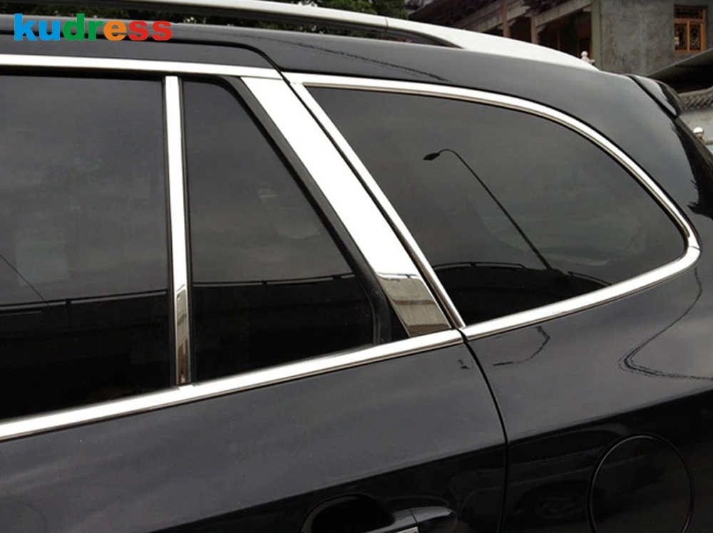 Полный комплект оконных рамок из нержавеющей стали для Hyundai Santa fe 2007 2008 2009 2010 2011 2012