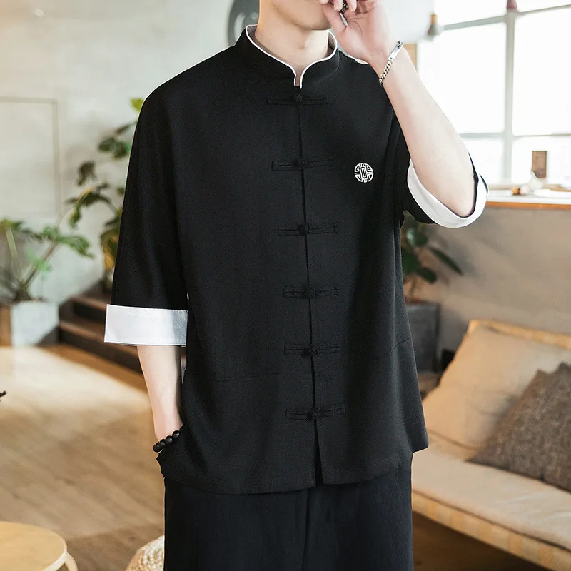 Japanese Kimono Samurai Costume Men Print Yukata Coat Harajuku Style Shirt Japan Male Traditional Embroidery Haori Cardigan japanese kimono cardigan japanese kimono japanese kimono shirt