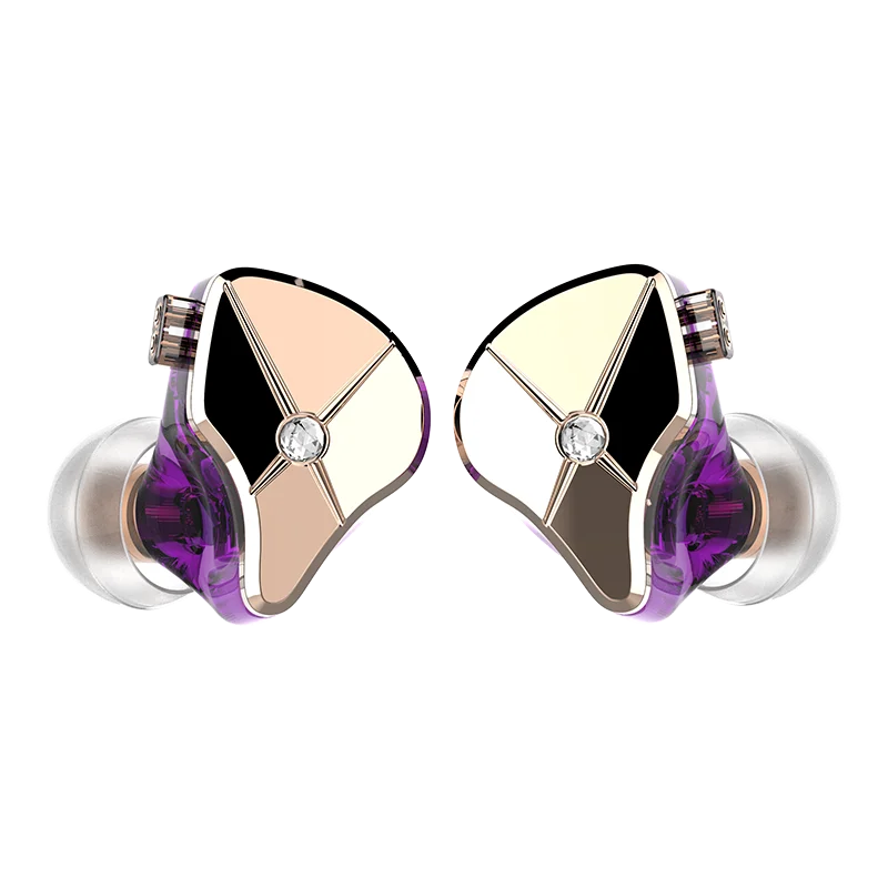 purple TFZ королева LTD Динамический драйвер двумя разделенными-частота Высокое качество наушники 2-контактный 0,78 мм HiFi аудиофильские Внутриканальные наушники - Цвет: purple