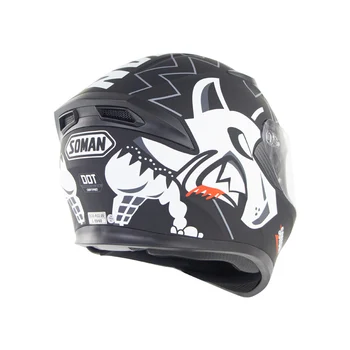 

Full Face Dot Double Lens Speedplus Motorcycle Helmet casco capacete moto Motorbike For Soman SM960